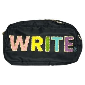 LitJoy Write Puffy Letter Zipper Pouch - November 2024 To Bee Read Box Option